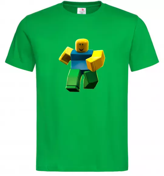 Мужская футболка Roblox Noob Зеленый фото