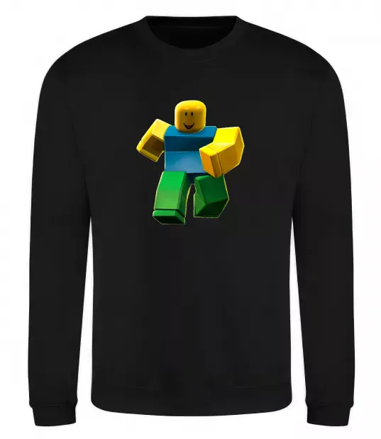 Свитшот Roblox Noob Черный фото