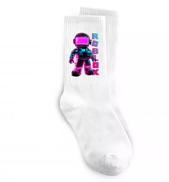 Носки Roblox Neon guy Белый фото