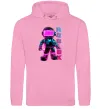 Жіноча толстовка (худі) Roblox Neon guy Рожевий фото