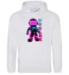 Женская толстовка (худи) Roblox Neon guy Серый меланж фото