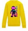 Детский Свитшот Roblox Neon guy Солнечно желтый фото