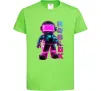 Дитяча футболка Roblox Neon guy Лаймовий Дитяча футболка Roblox Neon guy Лаймовий фото