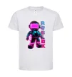 Дитяча футболка Roblox Neon guy Білий фото