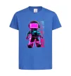 Дитяча футболка Roblox Neon guy Яскраво-синій фото