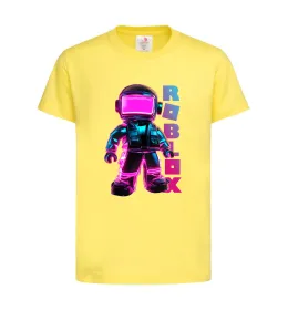 Детская футболка Roblox Neon guy Лимонный фото