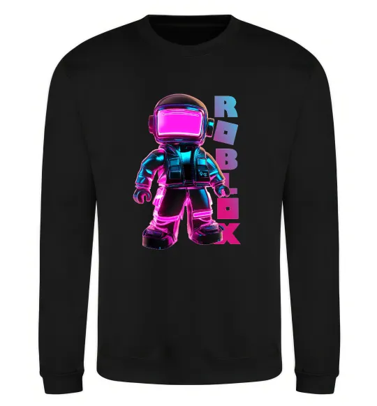 Свитшот Roblox Neon guy Черный фото