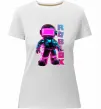 Жіноча преміум футболка Roblox Neon guy Білий фото