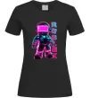 Женская футболка Roblox Neon guy Черный Женская футболка Roblox Neon guy Черный фото