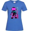 Женская футболка Roblox Neon guy Ярко-синий Женская футболка Roblox Neon guy Ярко-синий фото