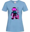 Женская футболка Roblox Neon guy Голубой Женская футболка Roblox Neon guy Голубой фото