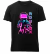 Мужская премиум футболка Roblox Neon guy Черный фото