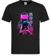 Мужская футболка Roblox Neon guy Черный фото