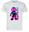 Мужская футболка Roblox Neon guy Белый фото