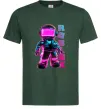 Мужская футболка Roblox Neon guy Темно-зеленый фото