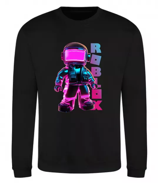 Свитшот Roblox Neon guy Черный фото