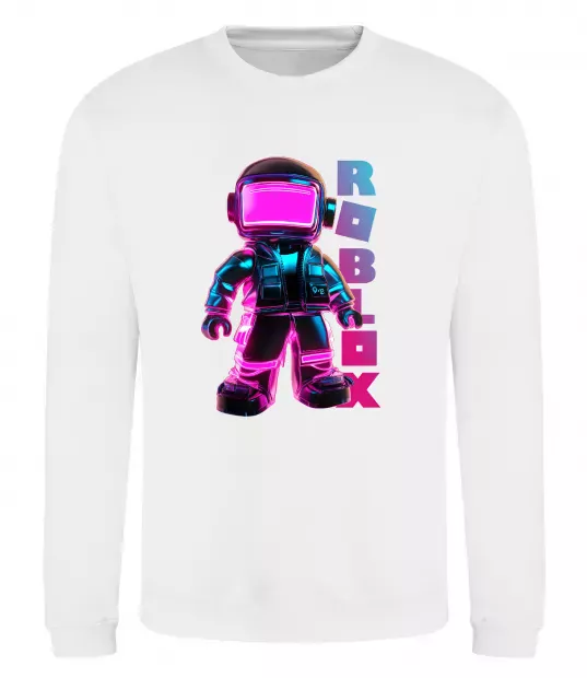 Свитшот Roblox Neon guy Белый фото