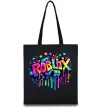 Еко-сумка Roblox grafity Чорний Еко-сумка Roblox grafity Чорний фото