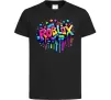 Детская футболка Roblox grafity Черный фото