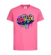 Детская футболка Roblox grafity Ярко-розовый фото