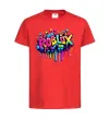 Детская футболка Roblox grafity Красный фото