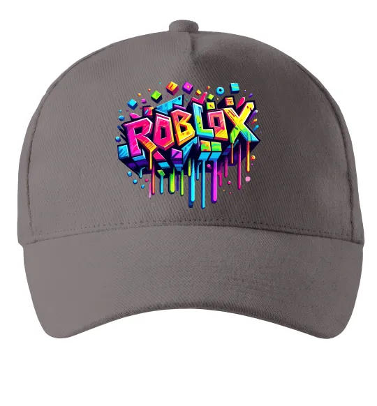 Кепка Roblox grafity Сірий фото