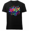 Чоловіча преміум футболка Roblox grafity Чорний фото