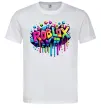Чоловіча футболка Roblox grafity Білий фото