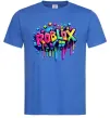 Чоловіча футболка Roblox grafity Яскраво-синій фото