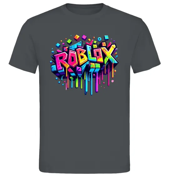 Чоловіча футболка Roblox grafity Графіт фото