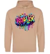 Мужская толстовка (худи) Roblox grafity Песочный фото