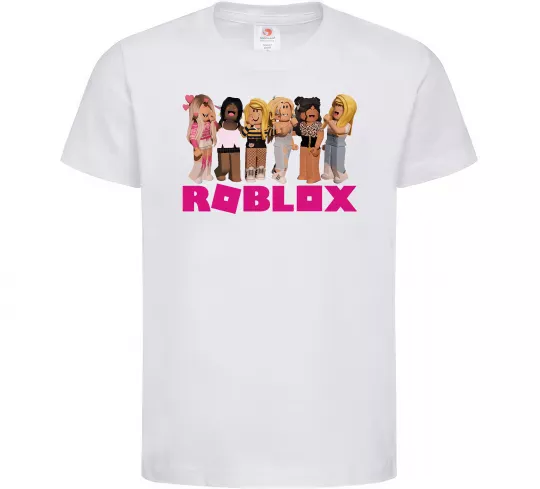 Дитяча футболка Roblox girls Білий фото