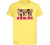 Дитяча футболка Roblox girls Лимонний фото