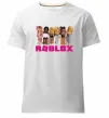 Мужская премиум футболка Roblox girls Белый фото