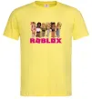 Чоловіча футболка Roblox girls Лимонний фото