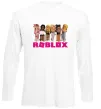 Лонгслив Roblox girls Белый фото