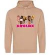Чоловіча толстовка (худі) Roblox girls Пісочний фото
