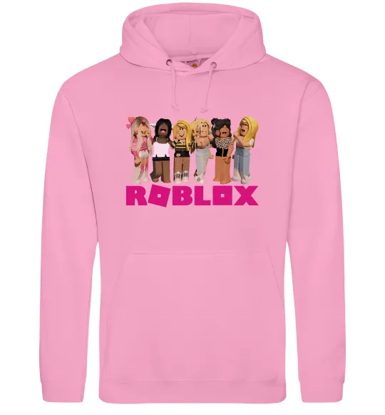 Жіноча толстовка (худі) Roblox girls Рожевий фото