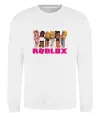 Свитшот Roblox girls Белый фото