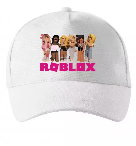 Кепка Roblox girls Білий фото