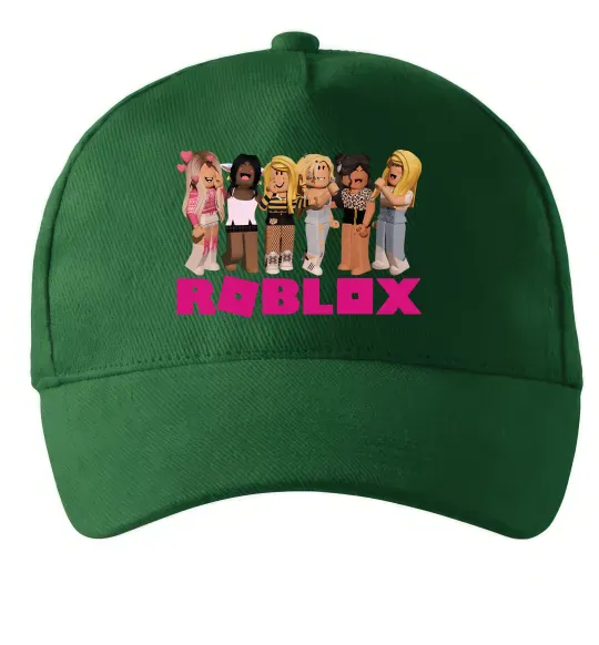 Кепка Roblox girls Темно-зелений фото