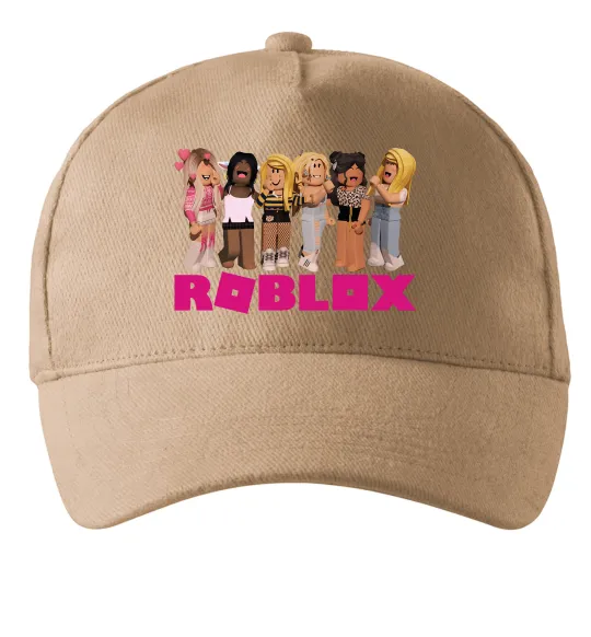 Кепка Roblox girls Пісочний фото