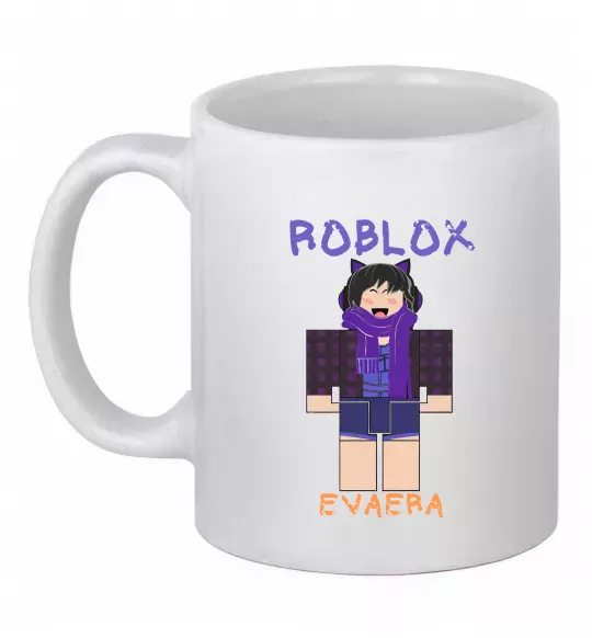 Чашка керамічна Roblox Evaera Білий фото