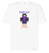 Футболка Оверсайз Roblox Evaera Белый фото