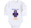 Детский боди Roblox Evaera Белый фото