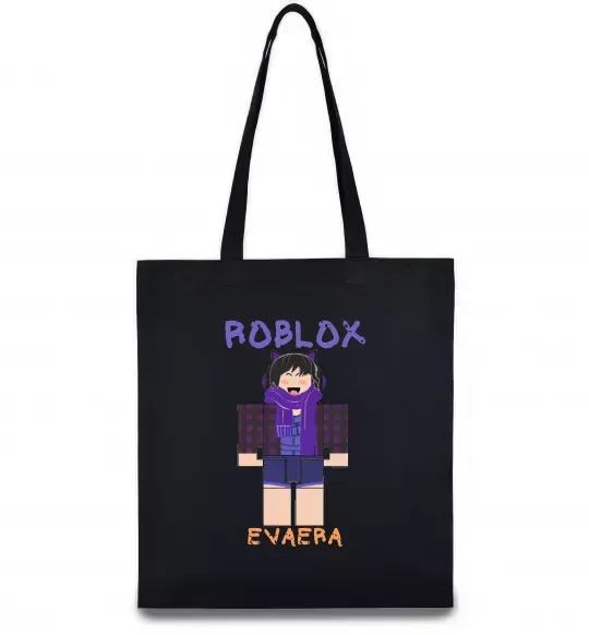 Еко-сумка Roblox Evaera Чорний фото