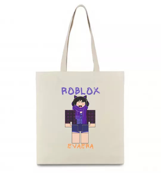 Еко-сумка Roblox Evaera Бежевий фото