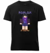 Мужская премиум футболка Roblox Evaera Черный фото