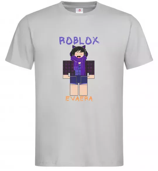 Чоловіча футболка Roblox Evaera Сірий фото