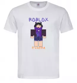 Мужская футболка Roblox Evaera Белый фото